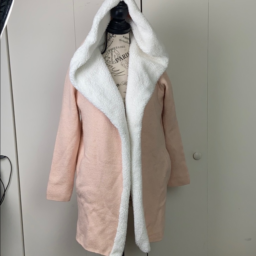 forever 21 pink cardigan sweater sz S